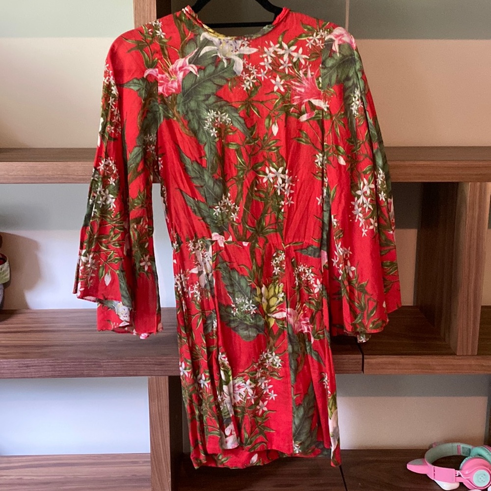 Isabel Marant Étoile Red Dress Floral Pattern